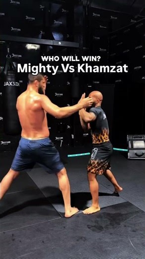 Khamzat vs Mighty Mouse: The Fantasy Fight #shorts #ufc