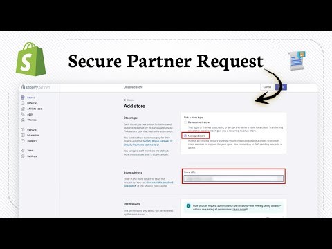 How to allow request collaborator access on Shopify