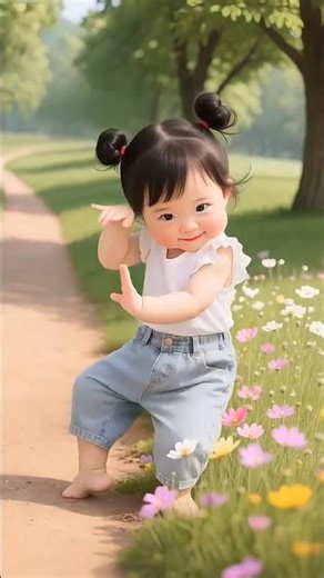 Cutest Baby Dance Ever 😆💖 Watch Till the End! #babyshorts #cutebaby #dance