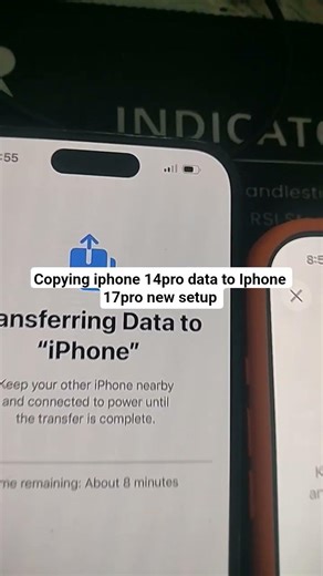 setup complete iphone 14pro to iphone 17 new