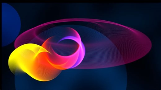 Spiral, Rainbow, Template. Free Stock Video