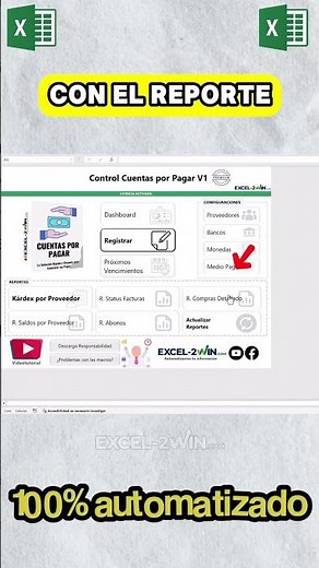 Ordena tus Facturas y Pagos con Excel | Plantilla Cuentas por Pagar