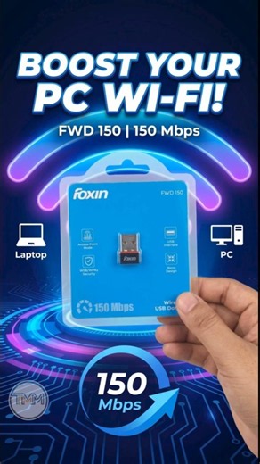 🔥 Foxin WiFi Receiver Dongle Review | Instantly Add WiFi to Any PC! 🚀 #shorts #unboxing #techreview