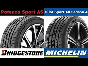 Bridgestone Potenza Sport AS vs Michelin Pilot Sport All Season 4