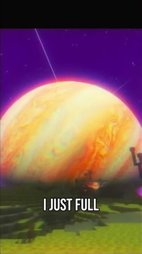 Minecraft Cosmic Glitch! Alien World Jump Scare - WTF?! #shorts