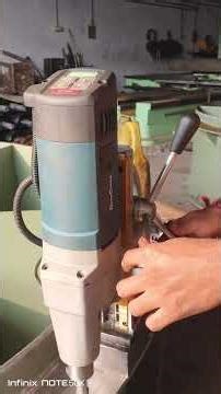 magnet drilling machine Kaise kam karta hai dekhiae.... #youtubeshorts #viral #shortvideo