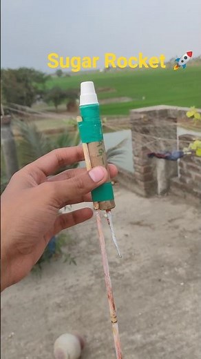 How to Make Sugar Rocket At Home ? DIY Rocket Making 🔥🚀 #science #experiment