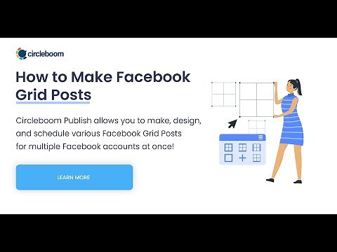 How to Make Facebook Grid Posts #facebook #grid
