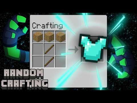 Minecraft but all the Recipes are RANDOM