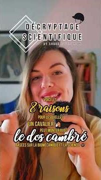 Correcting an arched back while riding #equestrian #rider #biomechanics #posture #dressage #physi...