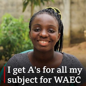 'I try my best but na God do am’ Meet Chikemzi Praise Ogwubie di 16-year old wey score all A's for 2020 WAEC. | BBC News Pidgin
