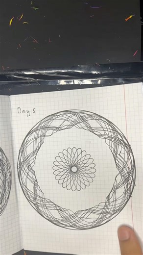 Geometry of a moment DAY 6 #shorts #art