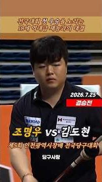 [Finals] Cho Myung-woo vs. Kim Do-hyun - Highlights from the 5th Incheon Mayor’s Cup National Bil...