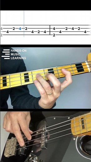 Most MEMORABLE Bassline Ever (Easy Tabs)