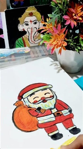 #Santa claus Drawing 😍#shorts#art #chiristmas
