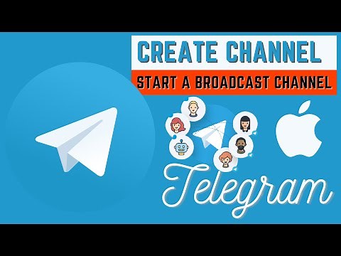 How to create a telegram channel with iPhone