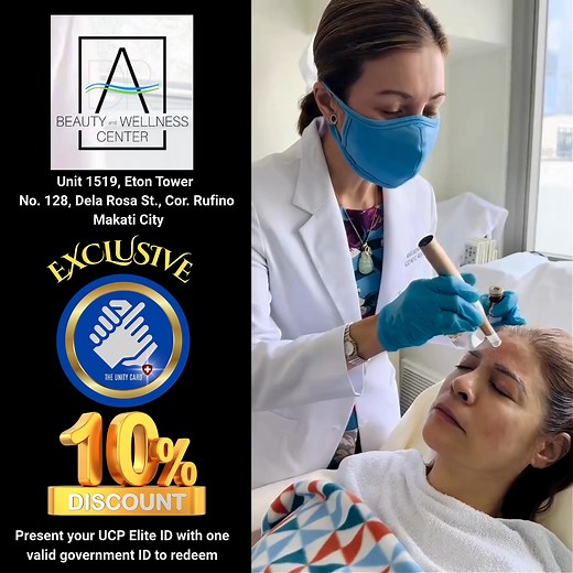 Dr A's Beauty and Wellness Center - your trusted destination for radiant confidence and timeless beauty. #theunitycardplus #Makati #beautyandwellness #AestheticClinic | The UNITY CARD PLUS