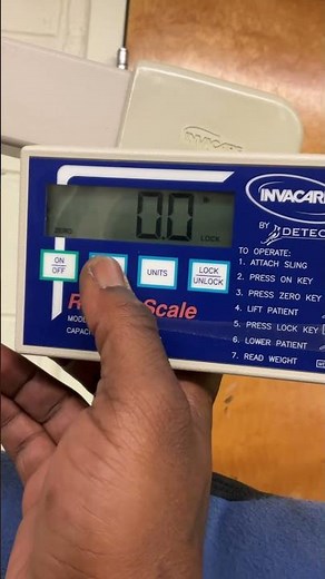 Invacare Reliant 600 Patient Lift with integated Scale