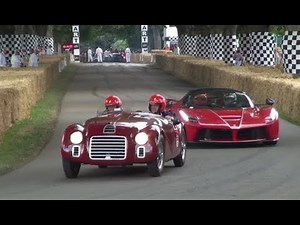 First and latest Ferrari ever built (125S & LaFerrari Aperta)