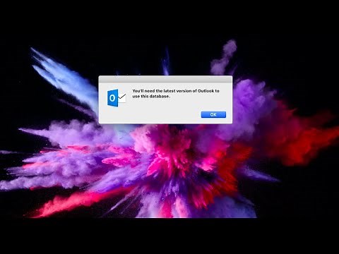 You'll need the latest version of Outlook to use this database - 1 min solution | anstar Media