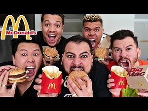 EPIC McDONALD'S BIG MAC MEAL SPEED EATING CHALLENGE!! (UNDER 1 MINUTE)