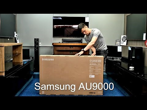 Samsung AU9000 2021 Crystal UHD Unboxing, Setup and 4K HDR Demos