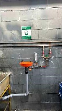 Eye Wash Station install #plumbing #diy #plumber #plumbers #copper #trades #service #viral #oatey