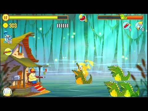 Swamp Attack Gameplay | Levels 6–10 Walkthrough (Sound Effects Only)