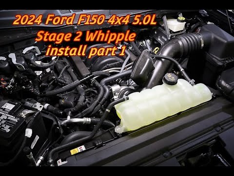 2024 Ford F150 4x4 5.0 - Stage 2 Whipple Supercharger installation part 1
