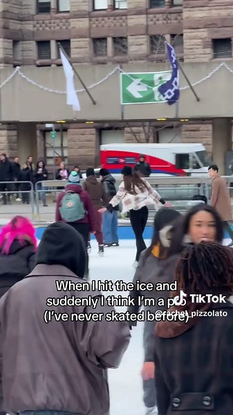 Rachel Pizzolato's First Time on Ice Skating