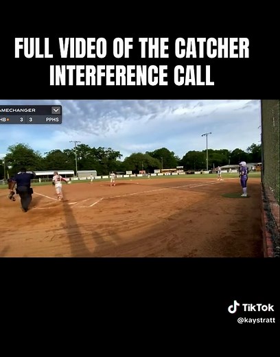 Catcher Interference Call: Full Softball Video & Analysis