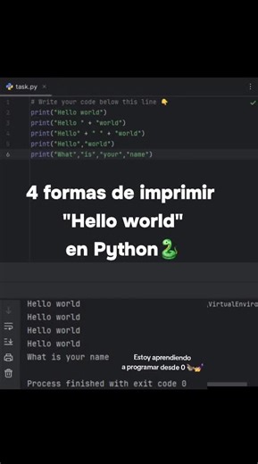 Aprendiendo a programar en Python desde 0 🐍