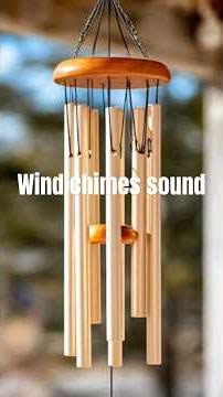 The sound of a small wind chime | ASMR