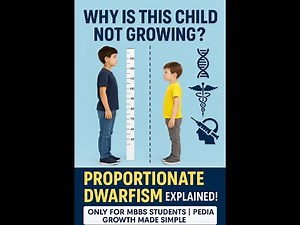 Proportionate Dwarfism Explained: Simple Pediatric Concept Every MBBS Student Must Know!
