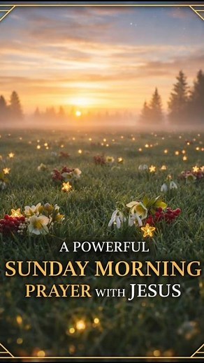 A Powerful Sunday Morning Prayer with Jesus | Sunday Blessings.