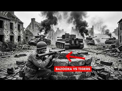 World War II: 3 Tiger Tanks Advanced — One Bazooka Gunner Held the Line