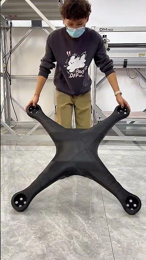 A Full-Scale Drone Frame, Printed in One Go? The Dowell Large-Format 3D Printer Delivers #3dprinter