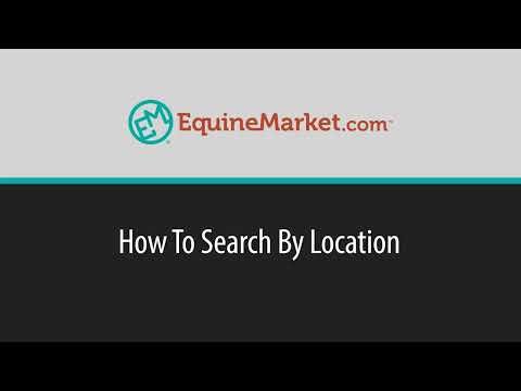 How To Search By Location On EquineMarket.com