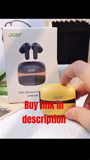 Acer OHR548 Wireless Bluetooth Earbuds ANC Noise Cancelling | Low Latency Gaming Best Earphones 2026