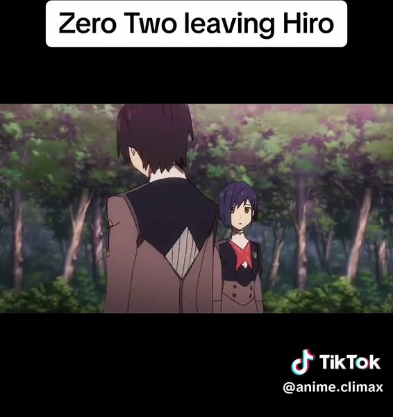 Zero Two's Emotional Exit in Darling in the Franxx