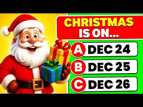 YOU vs 100 Christmas Trivia Questions 🎅🎄 | Easy → Impossible