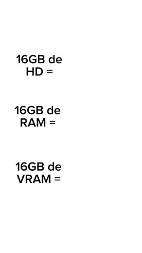 Comparativo de Memória: 16GB vs 31GB e VRAM