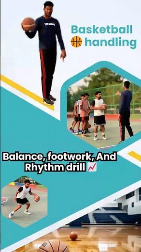 basketball balance, footwork, and rhythm drill 📈🔥||