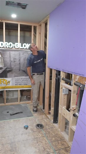 Pay attention to where your plumbing is 😆 Adding a bit of framing and blocking can turn into a lot more work 😆 #diy #plumbing #bathroomremodelingteacher | Bathroom Remodeling Teacher