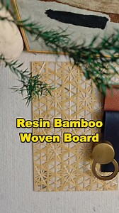 Bamboo woven resin panels are used in partitions and ceilings. #buildingmaterials #wallpanel #harmercoverings #harmercoveringsquality #harmercoveringshighquality #highquality #residentialspaces #commercialspaces #outdoorspaces | Harmercoverings