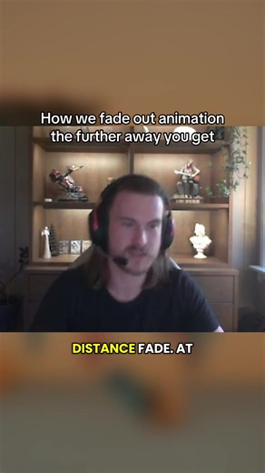 Cool visualization of how we turn off animation of distant objects so the game isn’t doing unnecessary work