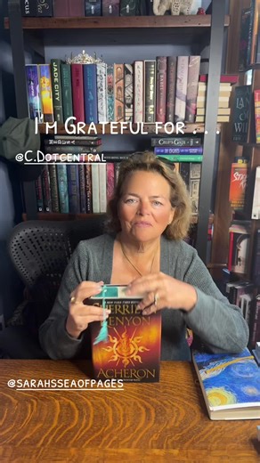 Today, @sarahsseaofpages and I start our buddy read of Acheron. @C.Dotcentral recommended this book a while ago and I was so determined to read it I bought it twice. I’m also so grateful for Clarke. She is a fantastic follow. Her reviews, her musings, her rants are all fantastic and she does it all in this rapid fire style that I envy! Check out her post on the slow burn slander! #thankfulforyou #thankfulnovember #acheron #sherrilynkenyon #buddyread
