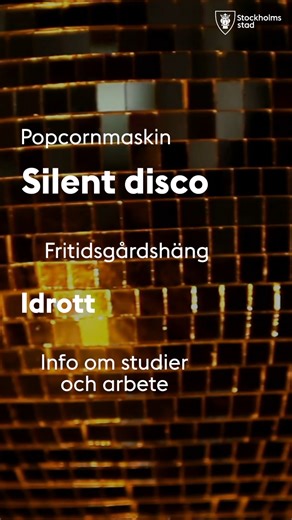Fredag 13 februari kl.09.30-18.00 pågår Fritid- och framtidsmässan i Eriksdalhallen. Välkommen! | Kungsholmens stadsdelsförvaltning
