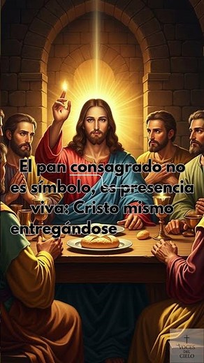La Hostia no es solo pan, es el cuerpo vivo de CRISTO que se entrega por ti #jesus