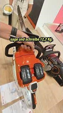 Biggest Stihl chainsaw of 2026 even crazier?! #stihlmsa600 #stihl #bauforum24 #chainsaw